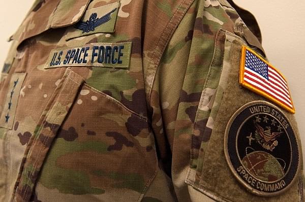 US Space Force Uniform. (Pic Via US Space Force Twitter Handle)