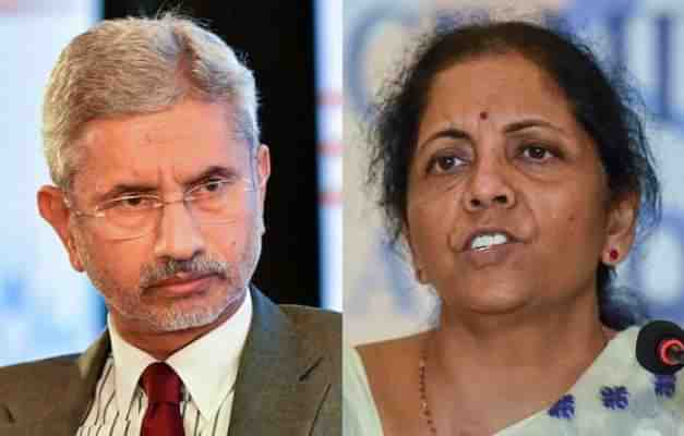 Union Ministers S Jaishankar and Nirmala Sitharaman