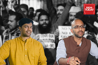 Shantanu Gupta (right) and Raghav Awasthi.