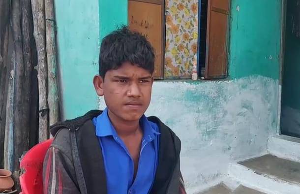 Guddu, who says he is an eyewitness to his uncle Dhan Prasad’s “murder”. (Swati Goel Sharma/Swarajya Magazine)