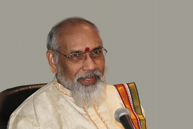 C V Vigneswaran, former chief minister of Sri Lanka’s Northern Province.