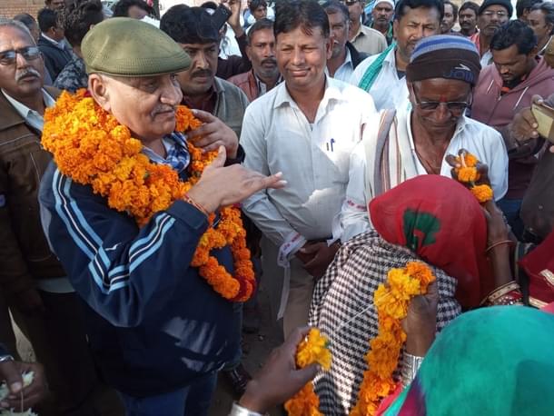 Celebrating with flowers.
