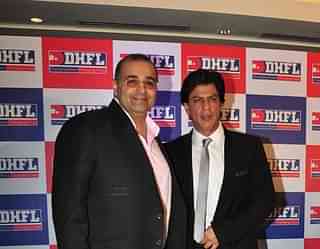 Kapil Wadhawan, CMD, DHFL (Left) With Shah Rukh Khan