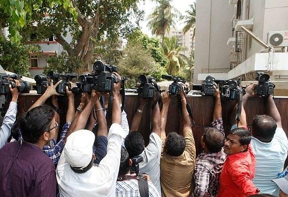 The day Big Media respects its footsoldiers, who are the real news collectors, their credibility will be restored. (Pratham Gokhale/Hindustan Times via Getty Images)
