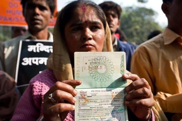 A Hindu refugee from Pakistan (Representative Image) (PRAKASH SINGH/AFP/Getty Images)