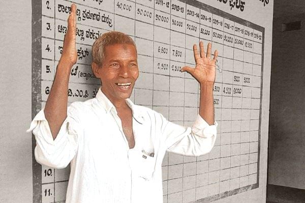 Harekala Hajabba was awarded the Padma Shri this year.