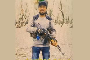 LeT terrorist Nisar Ahmed Dar (Pic Via Twitter)