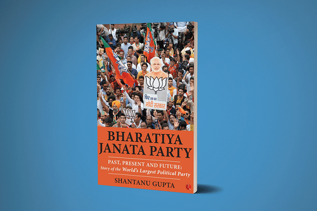 The cover of Shantanu Gupta’s <i>Bharatiya Janata Party: Past, Present and Future: Story of the World’s Largest Political Party.</i>