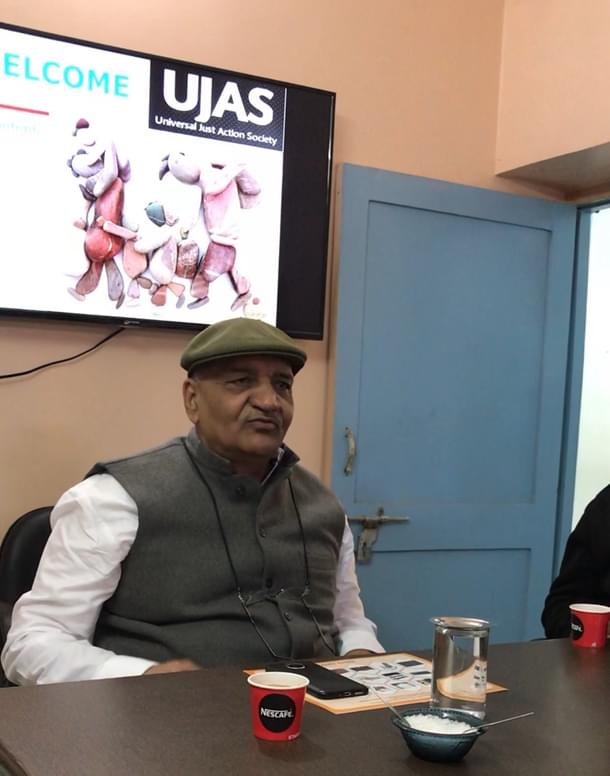 Hindu Singh Sodha, founder of Universal Just Action Society (UJAS).