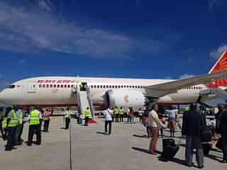 An Air India aircraft (Twitter/@KenyaAirports)