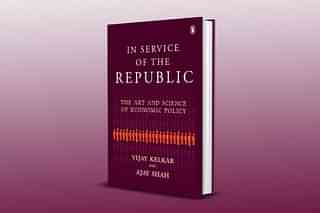 The cover of <i>In The Service of The Republic: The Art and Science of Economic Policy </i>by  Vijay Kelkar and Ajay Shah.