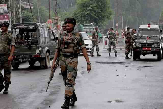 Indian Army In Kashmir (Representative Image)