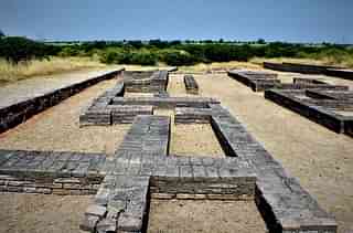 Lothal: The well planned township with two broad hierarchical  resident areas is the hallmark of Harappan civilisation.&nbsp;