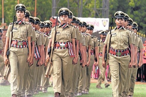 Women police force.