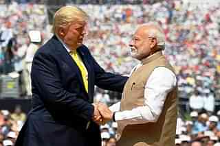 US President Donald Trump with Prime Minister Narendra Modi (@PMO_India/Twitter)
