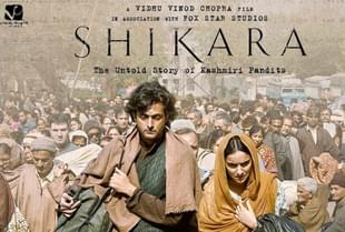 The poster of the film ‘Shikara: The Untold Story of Kashmiri Pandits’ (Twitter/@VVCFilms)