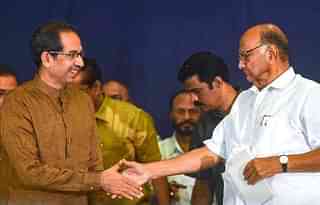 Uddhav Thackeray and Sharad Pawar &nbsp;