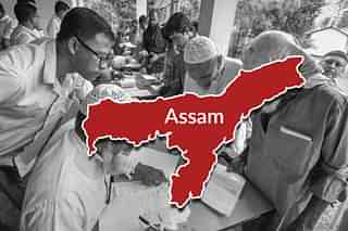 Map of Assam. 