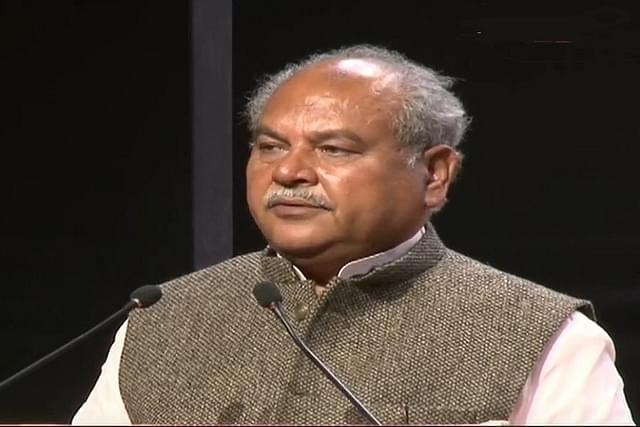Union Agriculture Minister Narendra Singh Tomar (Pic Via Twitter)