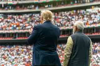 US President Donald Trump and Prime Minister Narendra Modi in Houston, Texas (White House)