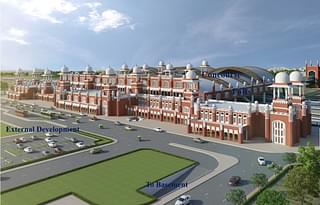 Plausible Front View of The Charbagh Railway Station, Lucknow.&nbsp;