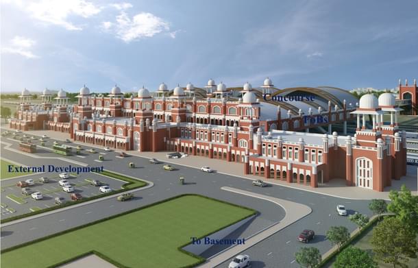 Plausible Front View of The Charbagh Railway Station, Lucknow. 
