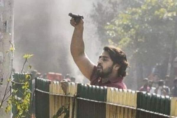 Violent protester who opened fire on Delhi police