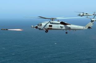 An MH-60R Seahawk of the US Navy firing a live Hellfire missile. (US Navy/Wikipedia)
