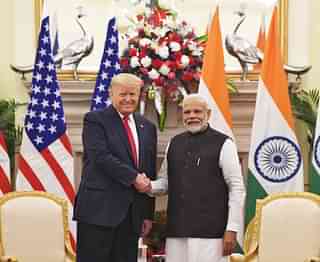 Prime Minister Narendra Modi with US President Donald Trump