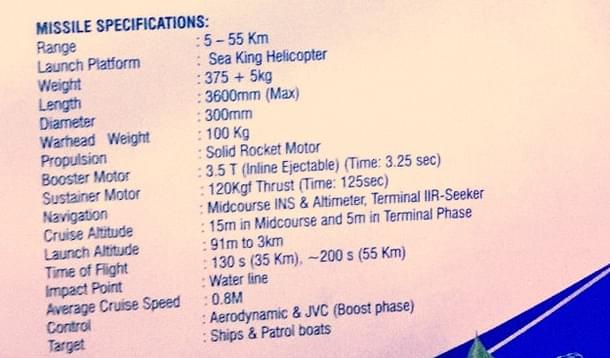 NASM-SR specifications (Livefist)
