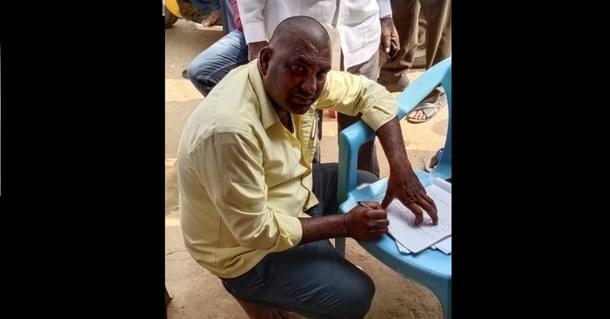 Teku Gopi at his home in Gosampally on 3 December.