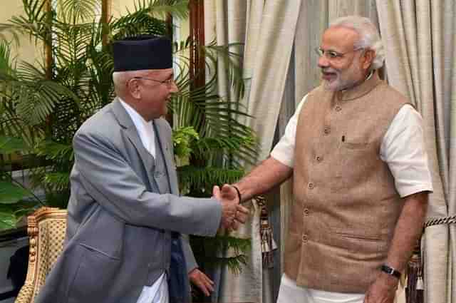 Prime Minister Narendra Modi and Prime Minister of Nepal K P Sharma Oli (representative image)