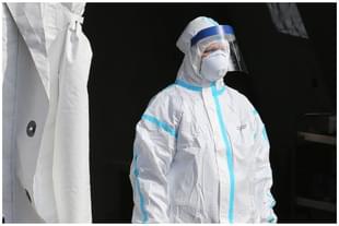 Doctor with protective gear 