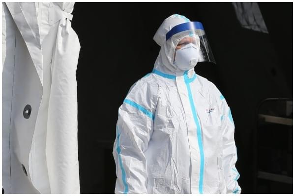 Doctor with protective gear 