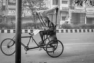 Representative image of a rickshaw puller (Source: The Camerist’s Collection)