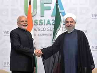 PM Modi with Iran’s President Hassan Rouhani
