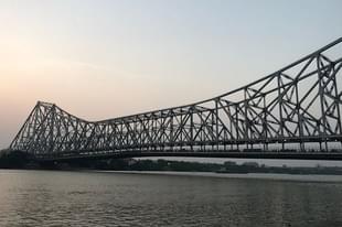 The Howrah Bridge in Kolkata.
