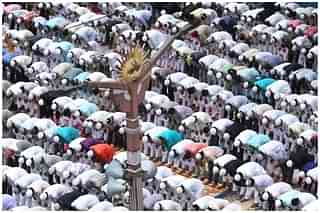 Muslims offering Friday prayers (representative image) (Photo by - Himanshu Vyas/Hindustan Times via Getty Images)