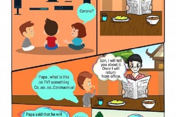 Image from <a href="https://www.mohfw.gov.in/pdf/CoronaComic2PGIPU22Mar20.pdf">https://www.mohfw.gov.in/pdf/CoronaComic2PGIPU22Mar20.pdf</a>