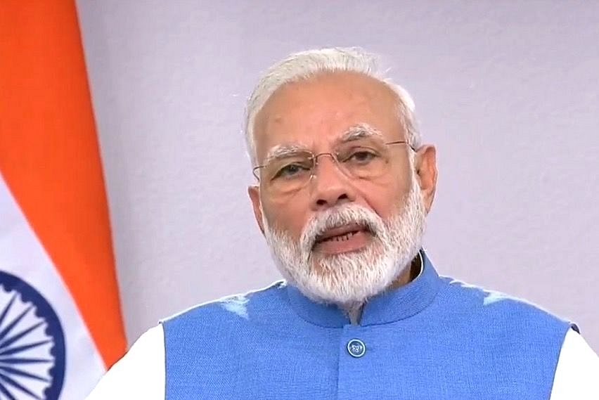 Prime Minister Narendra Modi addresses the nation.&nbsp;