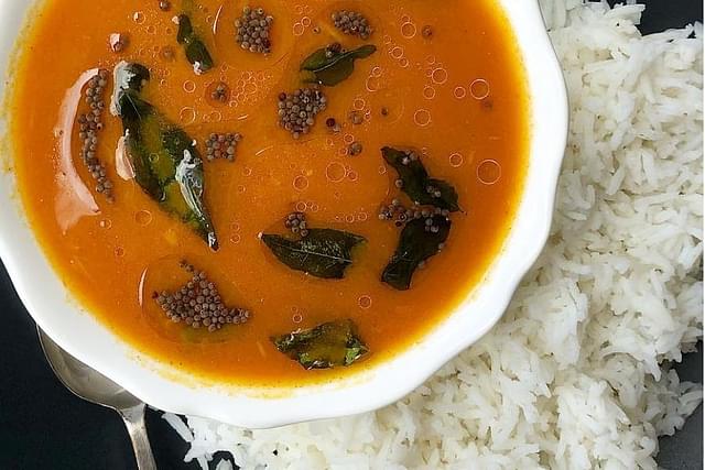Rasam with rice (Picture by Straits Road Kitchen)