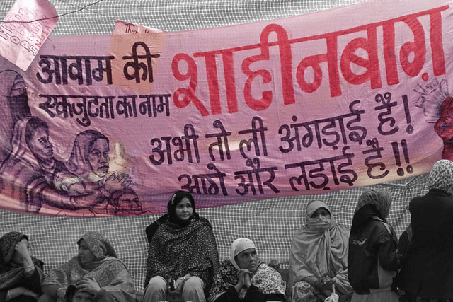 Protesters at Shaheen Bagh.
