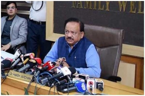 Union Health Minister Dr Harsh Vardhan 