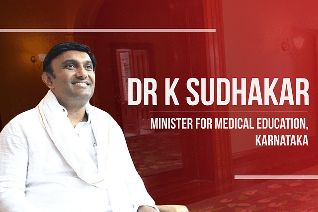 Karnataka Minister for Medical Education Dr K Sudhakar.