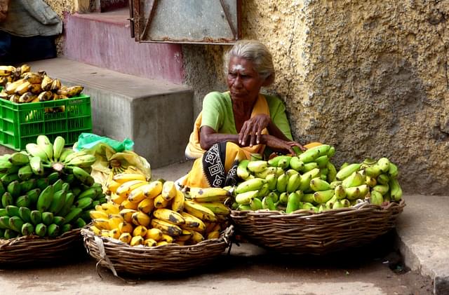 A banana seller.