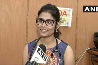 Dr Ambika posted in Covid-19 ward of AIIMS Delhi (@ANI/Twitter)
