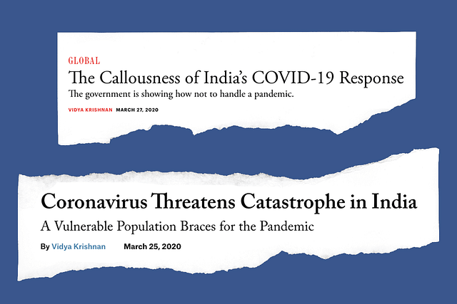 Foreign media coverage of the Covid-19 pandemic in India is biased.
