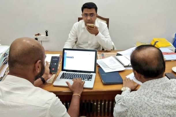 Goa CM Pramod Sawant (Pic Via Twitter)