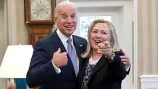 Joe Biden and Hillary Clinton (Picture: <a href="https://www.politicususa.com/">https://www.politicususa.com/</a>)