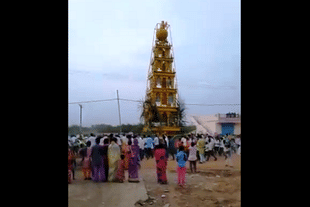 Screengrab of the festivities video